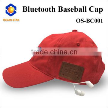 high quality bluebooth baseball caps with headset