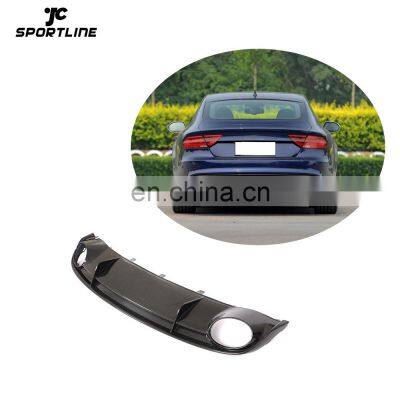 JCSportline RS7 Carbon Rear Diffuser Splitter for Audi RS7 2014-2016