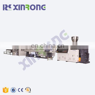 Xinrong fully automatic pipe extruders plastic PVC double pipe extrusion machine line