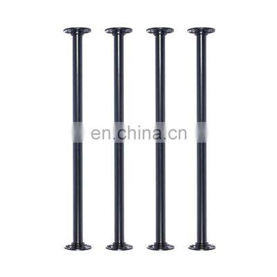 Best Quality Cheap Price Industrial Black Iron Pipe Table Legs for Custom Vintage Tables and Furniture Decorations MJ-L1011