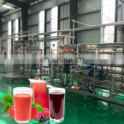 Automatic fruit juice plant and machinery industry production line