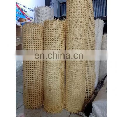 Rattan Natural Cane Hand woven Webbing 17.5 inches  Width 1st Sold by feet (12 inches) 50mm Hole opening