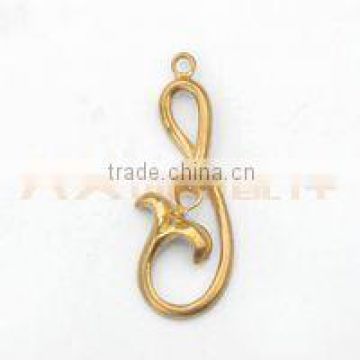 New design decorative various shapes and designs metal custom charm pendants