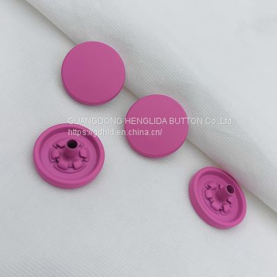 HLD Button Factory Wholesale 24L colorful dyed spring snap button for garment