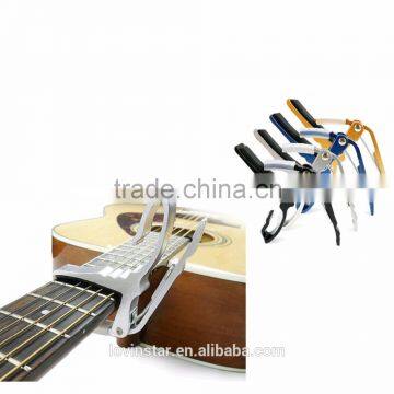 Drop Shipping Accessories world musical instrument korea Metal Acoustic Electric Quick Change Four Colors Guitar Capo