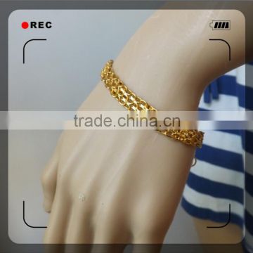 alloy fashion design gold bracelet chain bracelet