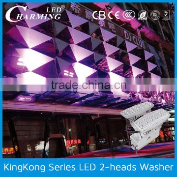 wholesale 2 heads ip65 led wall washer light for outdoor building decoration
