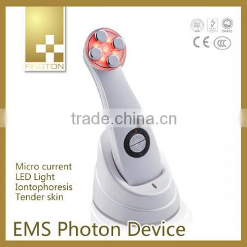 2014 multifunctional beauty machine iontophoresis skin care EMS penetration Beauty Equipment