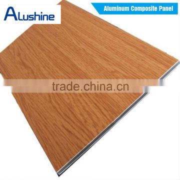 Wood texture aluminum composite panel ACP 3mm