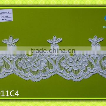 Embroiedered Jacquared lace trim CJL011C4