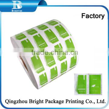 Hot Sale Competitive laminating Type and medical Use paper backed aluminum foil for wet tissues