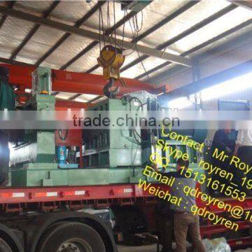 High Efficiency Waste tire recycling rubber powder line tire shredder in rubber