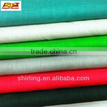 Linen/Cotton solid dyed fabric for Blouses/Shirts/Pants 11x11 51x47