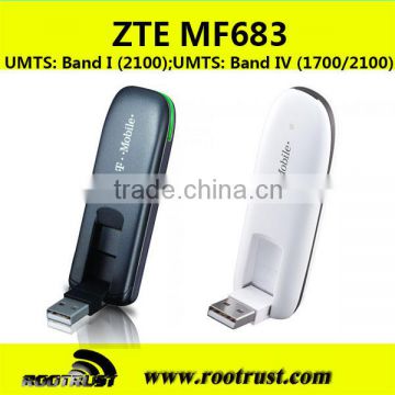 wholesale 42Mbps 3G UMTS HSPA+ 1700MHZ/2100MHZ USB Modem ZTE MF683