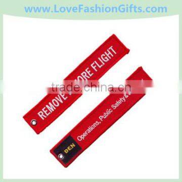 Promotion Embroidery Keyring