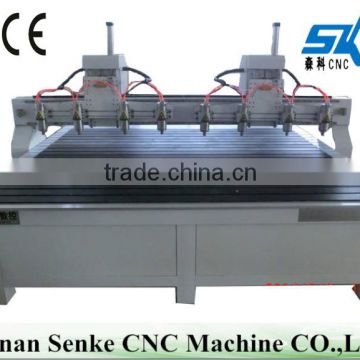 China cheap cutting machine Woodworking with multi head wood cnc router for crafts,furniture and wood toys carving machine