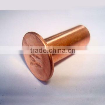 Flash copper solid rivet made in China