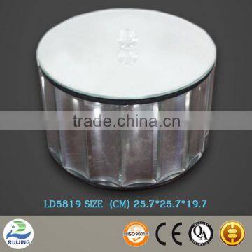 Round Shape Handmade Jewelry Box Glass Column