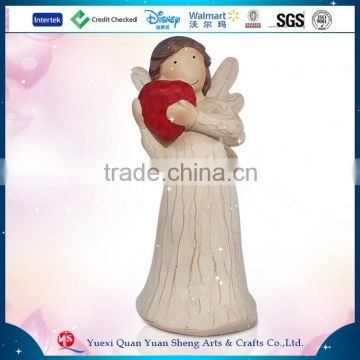 2015 Home Decoration Used Fashion Woman Resin Angel Statue