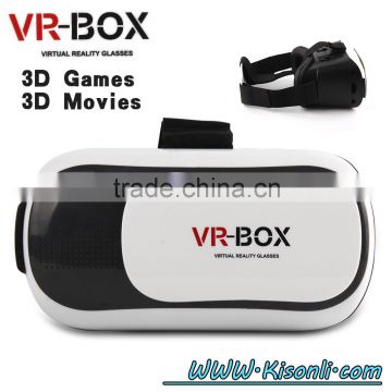 Factory sale 3d vr glasses vr box vrarle reality headset with high quality