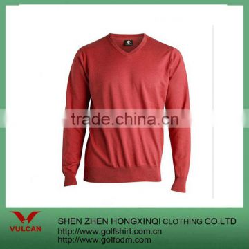 100% cotton knited golf sweater men many colors for your choice