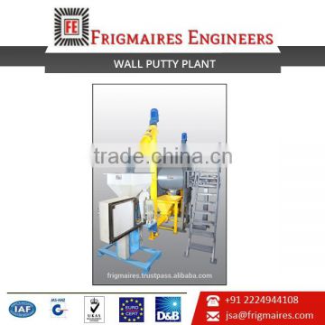 Easy Operation Simple Dry Mix Wall Putty Powder Manufacturing Plant