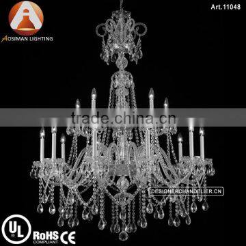 24 Light New Bohemian Style Crystal Chandelier with Clear Crystal