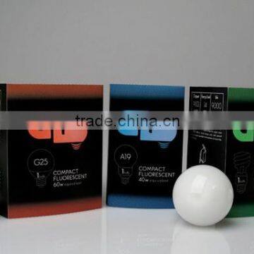 logo prinitng paper fluorescent lamp packaging box