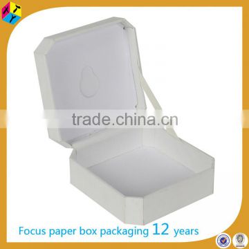 white square gift paper packaging velvet coin box