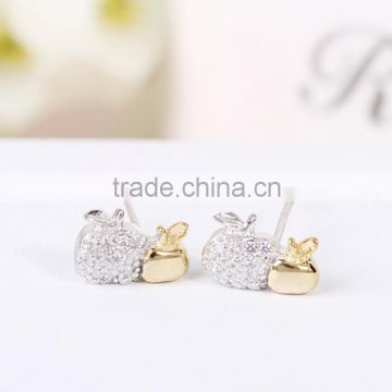 Online checkout wholesale 925 sterling silver gold earring designs