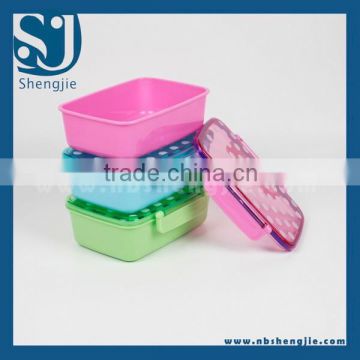 Trade assurance Foodgrade plastic lunch box/Lastic lunch box