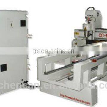 Big Single rotary engraving cylinder workpiece machine router with diameter 500mm length 2400mm