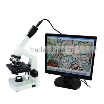 Easy operation DBMDA1300M-2B 1.3MP USB digital biological microscope