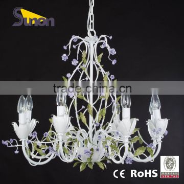 SD1027/8 Countryside Style 8 Light Manmade Wrought Iron Decorative Living Roonm Chandelier/New Item Lamp /Hot Sale Hanging Light