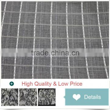 100%polyester sheer embroidery curtain fabric