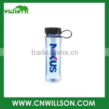 650ML Fashion portable promotional handy clear plastic sports water bottle for drinking