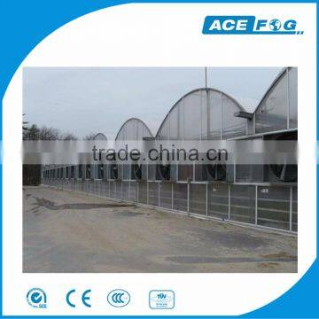 AceFog Temperature controlled exhaust fan for greenhouse ventilation