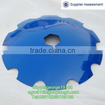 Agricultural machine parts scalloped disc blade for sale