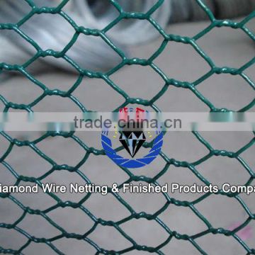 Hexagonal chicken wire mesh is commonly referred to as hexagonal netting, poultry netting, or chicken wire.