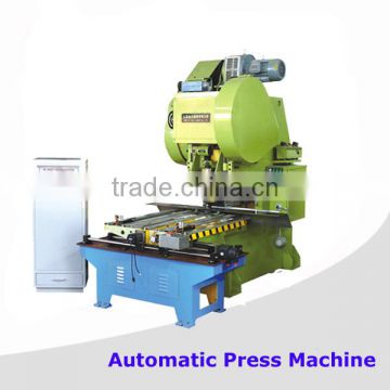 Automatic tin can punch press for tin can end lid cover making