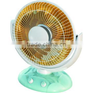Wide angle oscillation Carbon Fiber Heater green color electric Heater with 2 heating modes and timer has CB,CE certificate