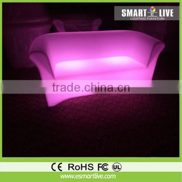 BSCI,ICTI PVC/TPU extra-terrestrial shape inflatable led sofa