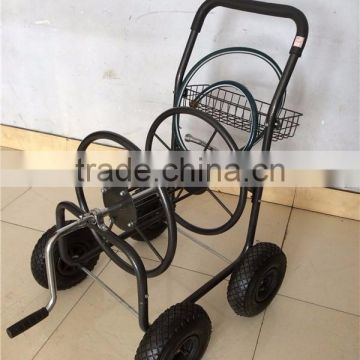 Four-wheel metal hose reel cart TC1849