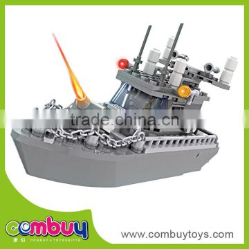 Most popular diy building blocks toy plastic model boat parts