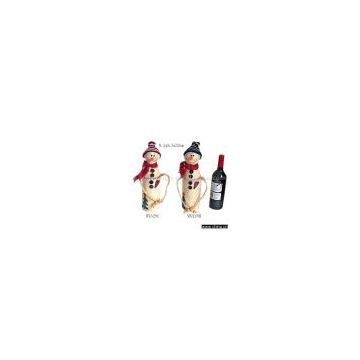 Sell Sisal Snowman Winebottle Containers