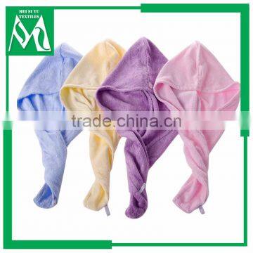 Dry hair hood towel micro fiber hair towel custom turbie twist hair towel