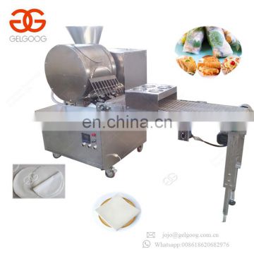 Factory Price Automatic Injera Wrapper Production Line Price Spring Roll Pastry Sheet Making Machine