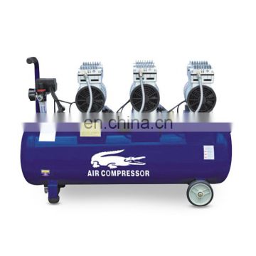 Electric 2.5hp 100l silent dental oil less air compressor