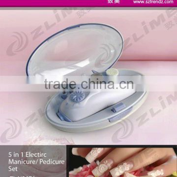 Fashionable Mini electric 5 in 1 Electric Manicure Set