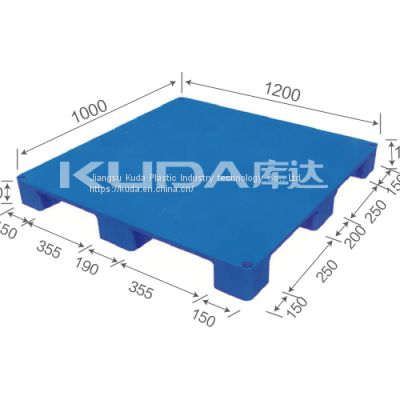 Warehouse anti-static 1210C PBJJ PLASTIC PALLET（BUILT-IN STEEL TUBE）from china manufacturer